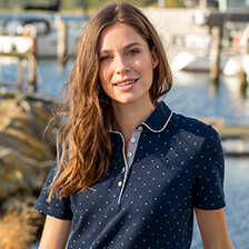 Alernatives Thumbnail 3 zu Poloshirt mit Dotprint