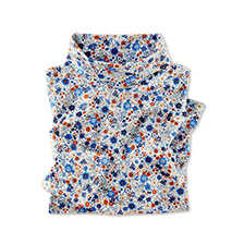 Thumbnail zu Jersey-Rollkragenshirt mit Blumen