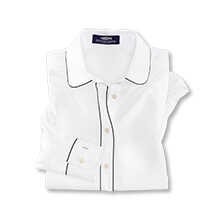 Bluse mit Bubikragen