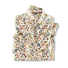 Printbluse Forest mit V�geln