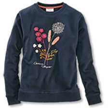 Sweatshirt 'Autumn Flowers' für Damen