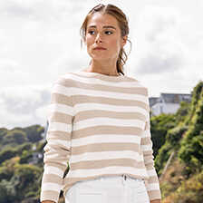 Alernatives Thumbnail 2 zu Streifenpullover f�r Damen aus Bio-Baumwolle