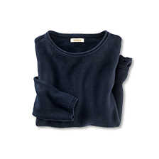 Alernatives Thumbnail 1 zu Oversized-Pullover mit Rundhals in Navy