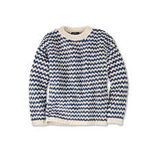Strickpullover mit Zick-Zack-Muster