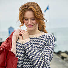 Alernatives Thumbnail 2 zu Strickpullover mit Zick-Zack-Muster