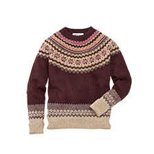 Fair-Isle-Schurwollpullover