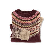 Alernatives Thumbnail 1 zu Fair-Isle-Schurwollpullover