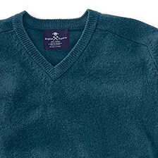 Alernatives Thumbnail 3 zu Lambswool-v-Neck-Pullover mit rmelpatches