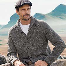 Alernatives Thumbnail 4 zu Donegal-Cardigan mit Schalkragen