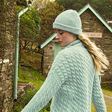 Alernatives Thumbnail 1 zu Rollkragenpulli mit Zopfstrick