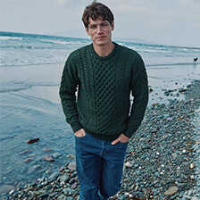 Alernatives Thumbnail 4 zu Zopfstrick-Aranpullover