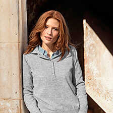 Alernatives Thumbnail 2 zu Merino-Polo-Pullover im Collegestyle