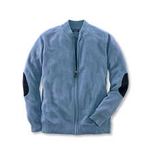 Zip-Cardigan im Blousonstil