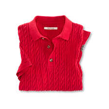 Thumbnail zu Strickshirt mit Polokragen