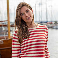 Alernatives Thumbnail 3 zu Leinen-Ringelpullover