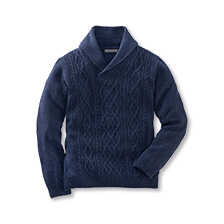 Alernatives Thumbnail 1 zu Irischer Pullover mit Schalkragen