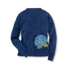Thumbnail zu Merino-Pullover Hortensie