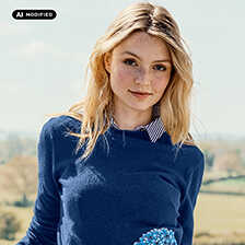 Alernatives Thumbnail 2 zu Merino-Pullover Hortensie