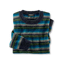 Multicolor Streifen-Pullover