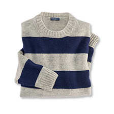 Pullover mit Blockstreifen