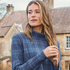 Alernatives Thumbnail 2 zu Jersey-Karokleid mit Rollkragen