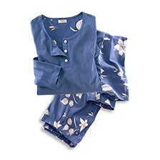 Winter-Damenpyjama Flowers