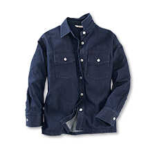 Thumbnail zu Jeanshemd Raw Denim Oversized