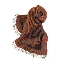 Alernatives Thumbnail 1 zu Jacquard-Wolltuch mit Paisleys