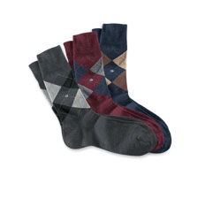 Argyle-Socke für Herren
