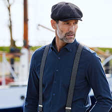 Alernatives Thumbnail 1 zu Englische Hosentrger Two in One Fischgratgewebe