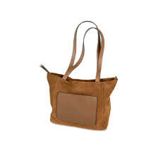 Handtasche für Damen aus Veloursleder