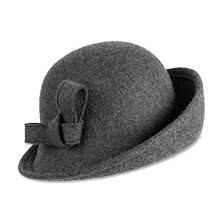 Alernatives Thumbnail 1 zu Damenhut aus Wollfilz asymmetrisch