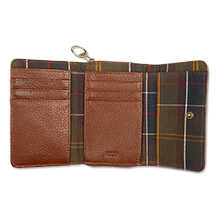 Alernatives Thumbnail 2 zu Leder-Geldbrse mit Barbour Tartan