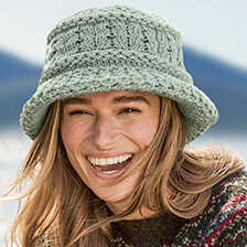 Irischer Aran-Strickhut