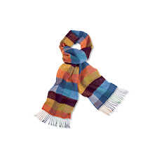 Irischer Karo-Schal Fischgratgewebe