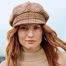 Newsboy-Kappe aus Moon-Tweed