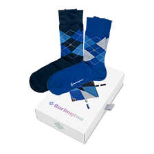 Argyle-Socken-Geschenkset