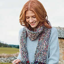 Alernatives Thumbnail 4 zu Wollschal in Tweedoptik