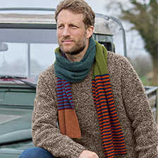 Streifenschal Colorblocking