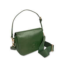 Alernatives Thumbnail 1 zu Grne Leder-Umhngetasche