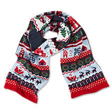 Alernatives Thumbnail 1 zu Weihnachtsschal aus reiner Wolle