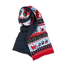 Alernatives Thumbnail 2 zu Weihnachtsschal aus reiner Wolle