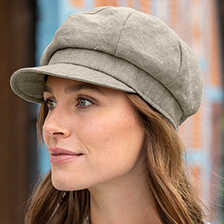 Thumbnail zu Newsboy-Leinenkappe