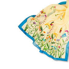 Alernatives Thumbnail 1 zu Seidenschal mit Blumen