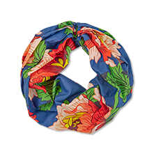 Loop-Baumwollschal mit Liberty-Blumenprint