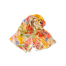 Thumbnail zu Seidenschal mit Blumen