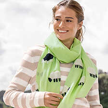 Alernatives Thumbnail 1 zu Musselin Schal mit Schafen