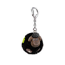  Irish Keyring 'Woolly Black Sheep'