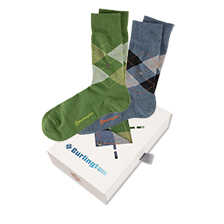 Argyle-Socken-Geschenkset