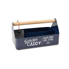 Alernatives Thumbnail 1 zu Blaue Metallbox mit Holzgriff